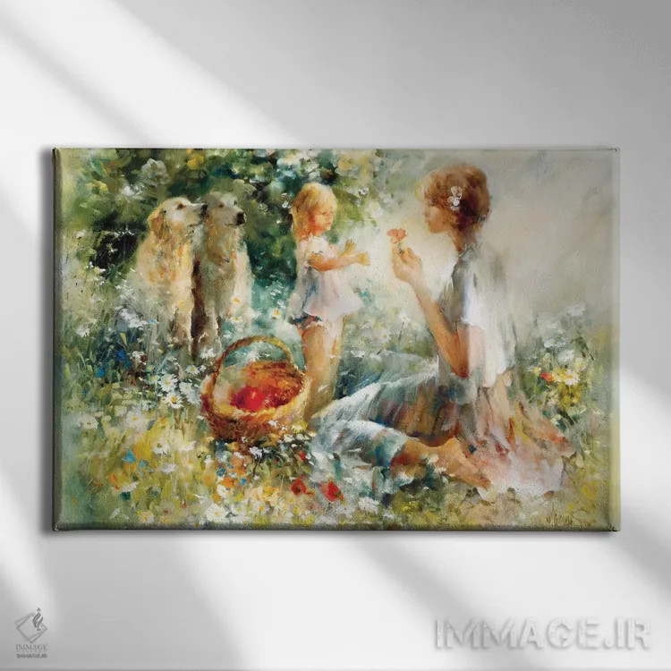 تابلو دکوراتیو پیک نیک اثر ویلم هنراتس - نمای روبهرو روی دیوار