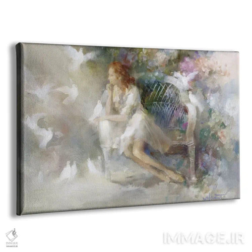 تابلو دکوراتیو لمس نرم ۲ اثر ویلم هنراتس - نمای پرسپکتیو محصول