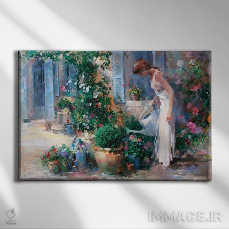 تابلو دکوراتیو رمانتیکو ۳ اثر ویلم هنراتس - نمای روبهرو روی دیوار