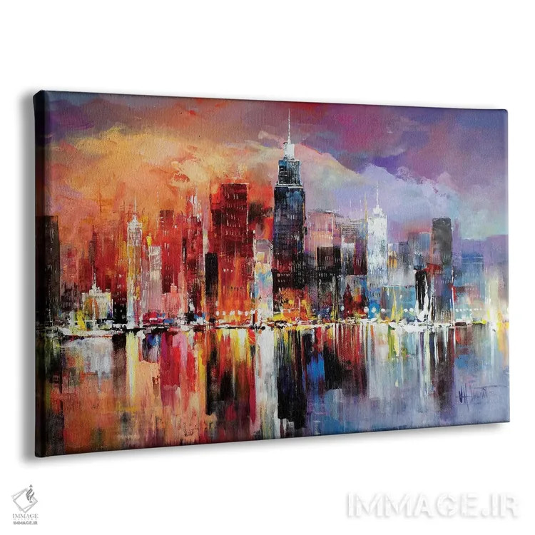 تابلو دکوراتیو منظر شهری ۱ اثر ویلم هنراتس - نمای پرسپکتیو محصول