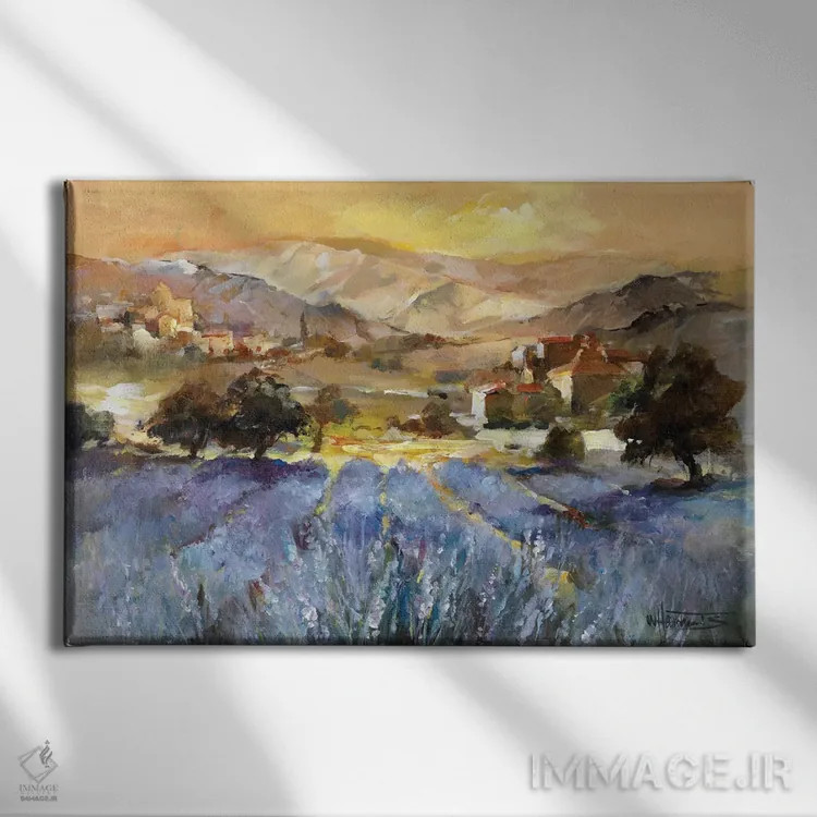 تابلو دکوراتیو عشق توسکانی ۱ اثر ویلم هنراتس - نمای روبهرو روی دیوار