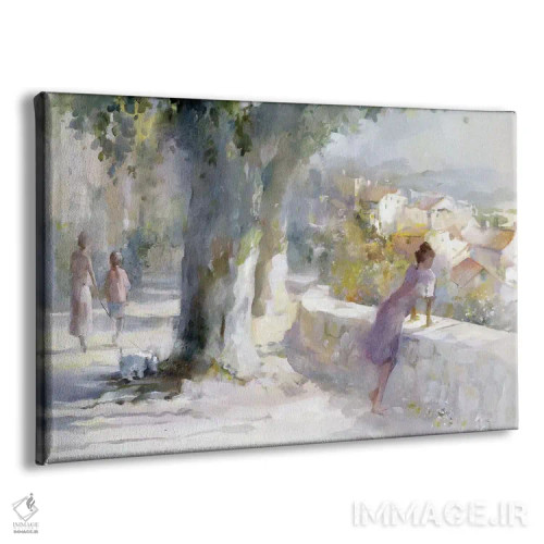 تابلو دکوراتیو باد نجواگر اثر ویلم هنراتس - نمای پرسپکتیو محصول