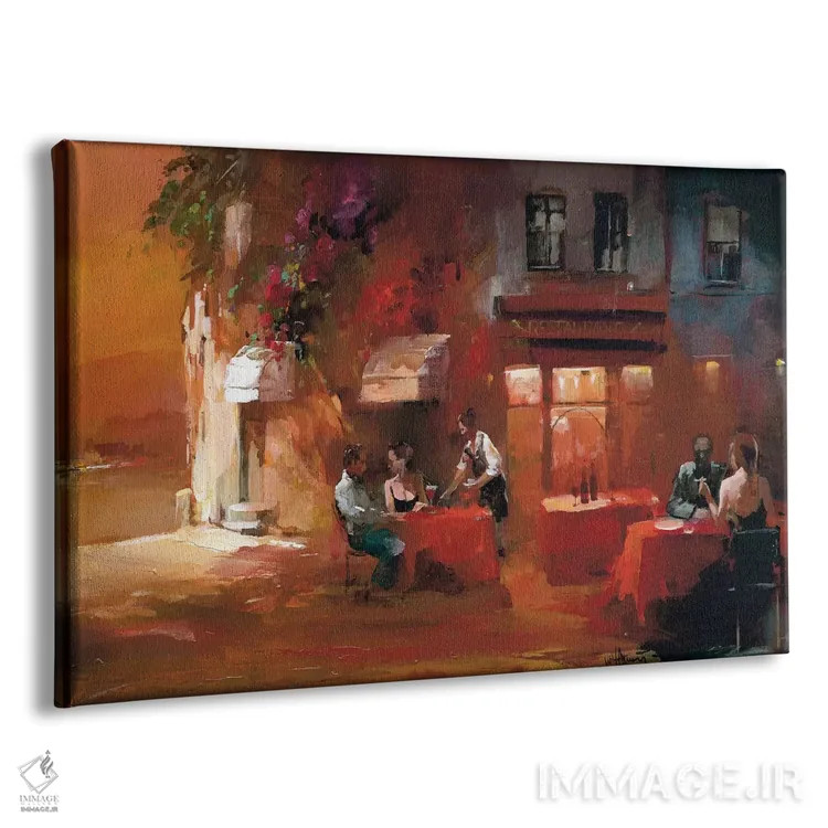 تابلو دکوراتیو شام برای دو نفر ۲ اثر ویلم هنراتس - نمای پرسپکتیو محصول