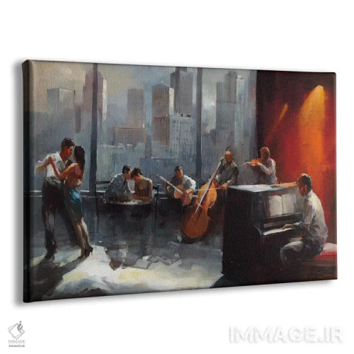 تابلو دکوراتیو اتاق با منظره ۱ اثر ویلم هنراتس - نمای پرسپکتیو محصول