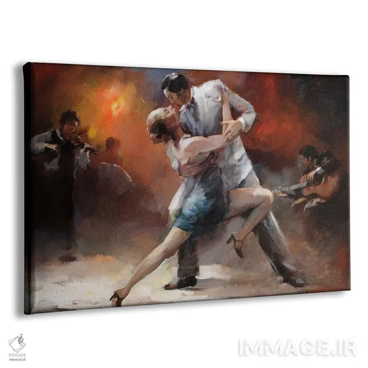 تابلو دکوراتیو تانگو آرژانتینی ۴ اثر ویلم هنراتس - نمای پرسپکتیو محصول