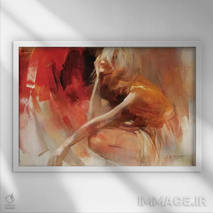 تابلو دکوراتیو بازیگوش ۳ اثر ویلم هنراتس - نمای قابدار سفید