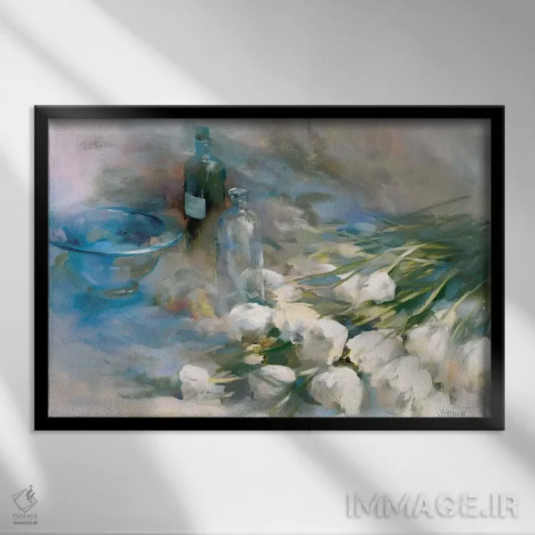 تابلو دکوراتیو آداجیو اثر ویلم هنراتس - نمای قابدار مشکی