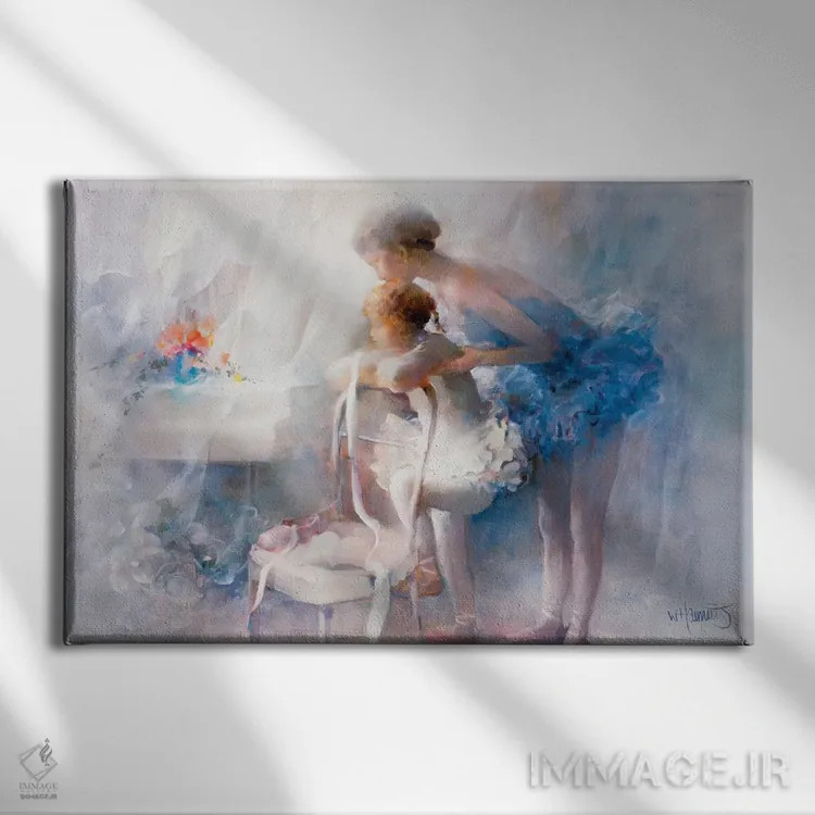 تابلو دکوراتیو باله اثر ویلم هنراتس - نمای روبهرو روی دیوار