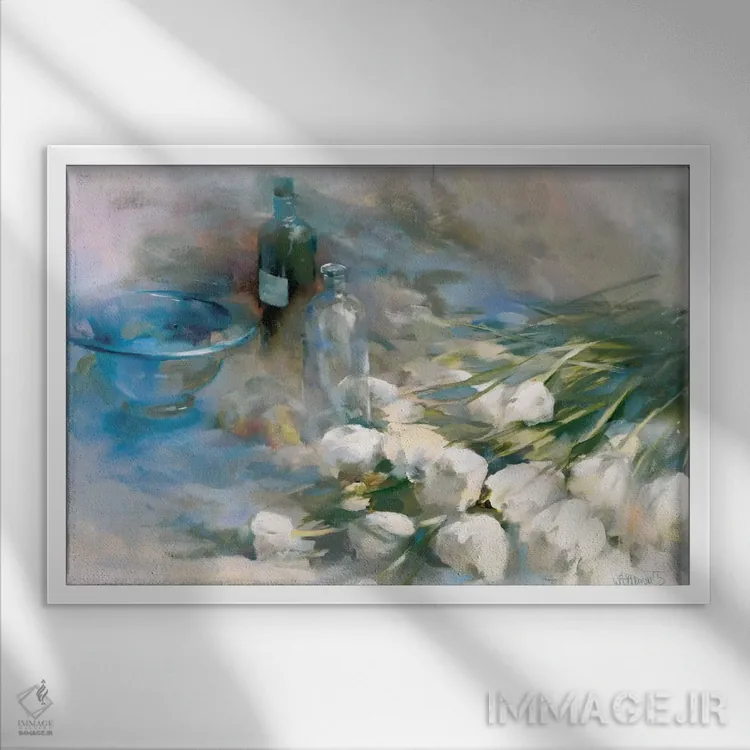تابلو دکوراتیو آداجیو اثر ویلم هنراتس - نمای قابدار سفید