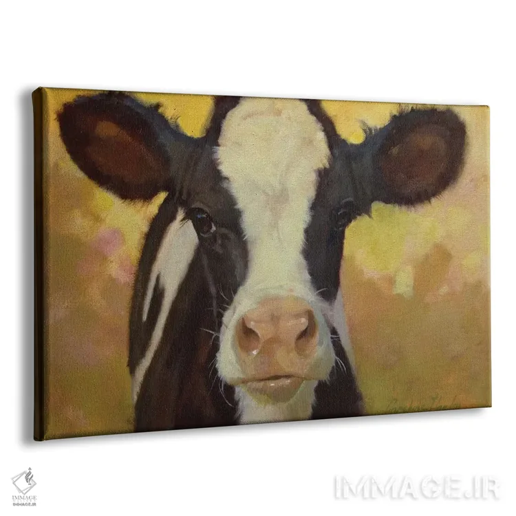 تابلو مدرن دوستان مزرعه ۳ اثر کارولین هاولی - نمای پرسپکتیو محصول