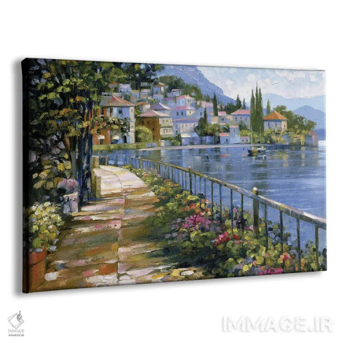 تابلو دکوراتیو قدم زنی زیر نور خورشید اثر هاوارد بهرنس - نمای پرسپکتیو محصول