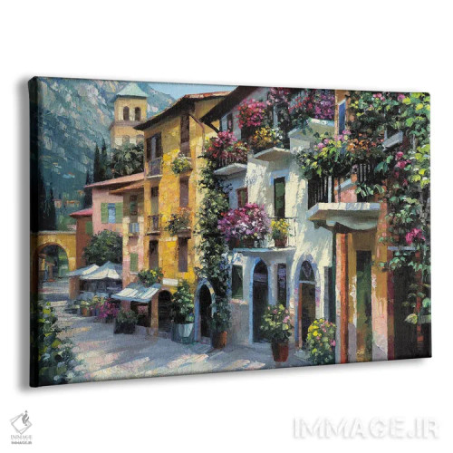 تابلو دکوراتیو پناهگاه روستایی اثر هاوارد بهرنس - نمای پرسپکتیو محصول