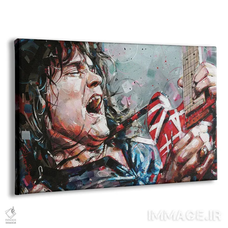 تابلو دکوراتیو ادی ون هالن اثر ژوس هوپن برورز - نمای پرسپکتیو محصول