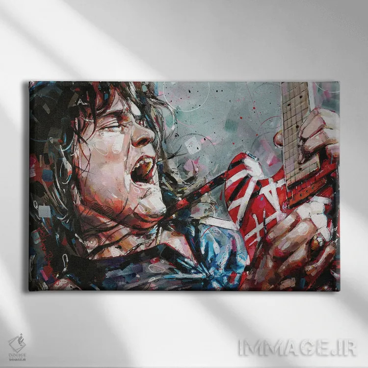 تابلو دکوراتیو ادی ون هالن اثر ژوس هوپن برورز - نمای روبهرو روی دیوار