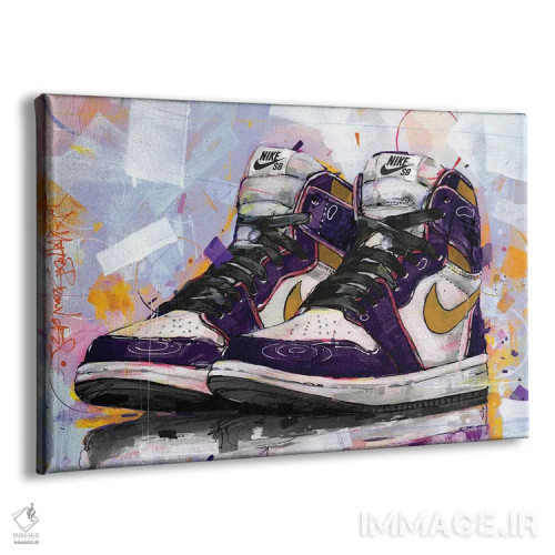 تابلو دکوراتیو نایک SB دانک LA To Chicago اثر ژوس هوپن برورز - نمای پرسپکتیو محصول