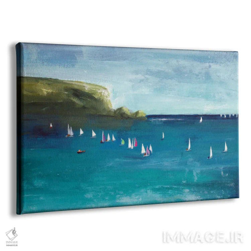 تابلو مدرن روز قایق رانی اثر هایدی کلاوسون - نمای پرسپکتیو محصول