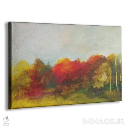 تابلو انتزاعی شکوه پاییز اثر هایدی کلاوسون - نمای پرسپکتیو محصول