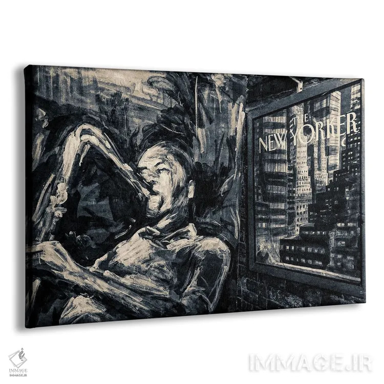 تابلو دکوراتیو باشگاه جاز Smalls اثر استیفن هاجتس - نمای پرسپکتیو محصول