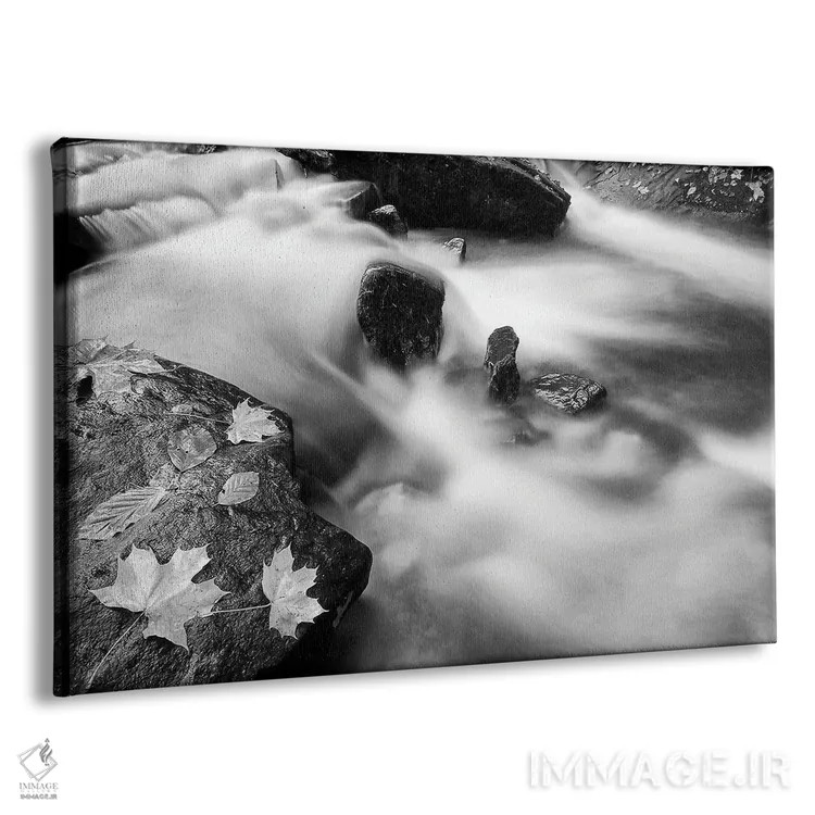 تابلو دکوراتیو آب پاییزی اثر استیفن هاجتس - نمای پرسپکتیو محصول