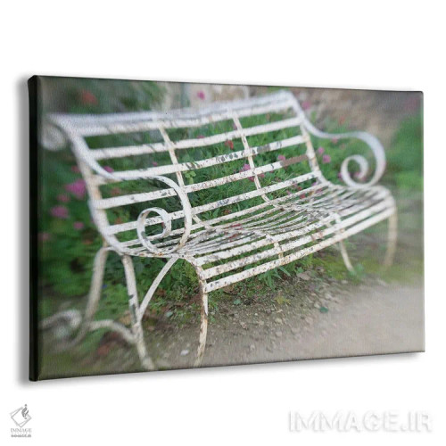 تابلو دکوراتیو نیمکت فرانسوی اثر استیفن هاجتس - نمای پرسپکتیو محصول