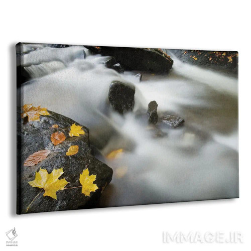 تابلو دکوراتیو رنگ آب پاییزی اثر استیفن هاجتس - نمای پرسپکتیو محصول