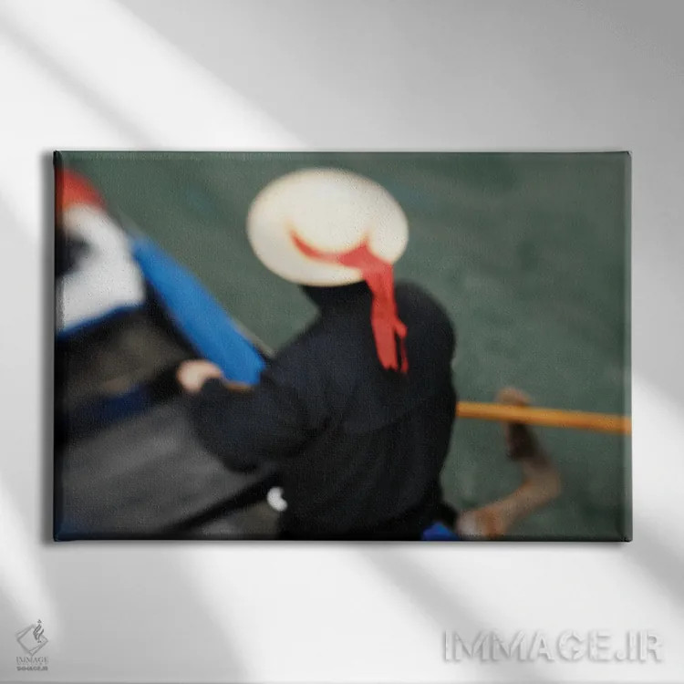 تابلو دکوراتیو گاندول ران ونیز اثر استیفن هاجتس - نمای روبهرو روی دیوار