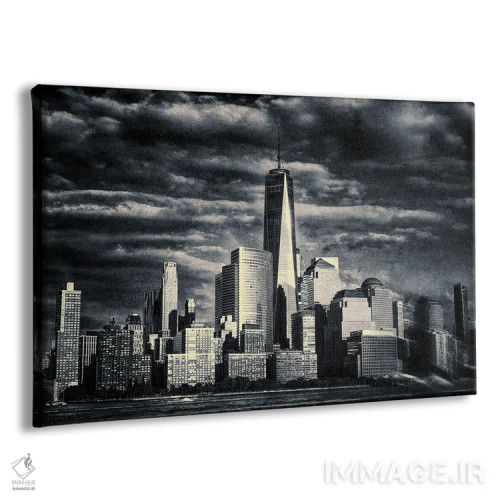 تابلو دکوراتیو افق منهتن اثر استیفن هاجتس - نمای پرسپکتیو محصول