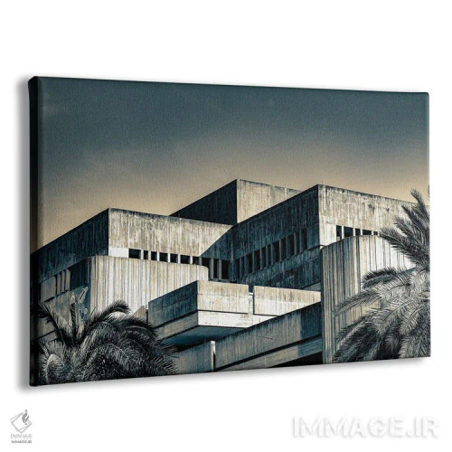 تابلو دکوراتیو کتابخانه عمومی اورلاندو اثر استیفن هاجتس - نمای پرسپکتیو محصول