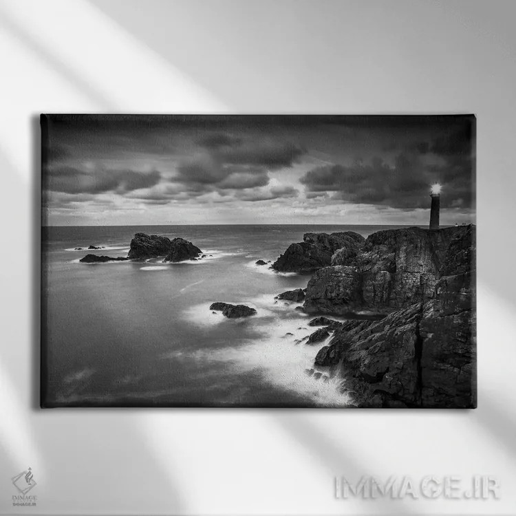 تابلو دکوراتیو فانوس دریایی بات آف لوییس اثر استیفن هاجتس - نمای روبهرو روی دیوار