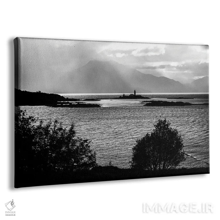 تابلو دکوراتیو فانوس دریایی اورنسای، جزیره اسکای اثر استیفن هاجتس - نمای پرسپکتیو محصول