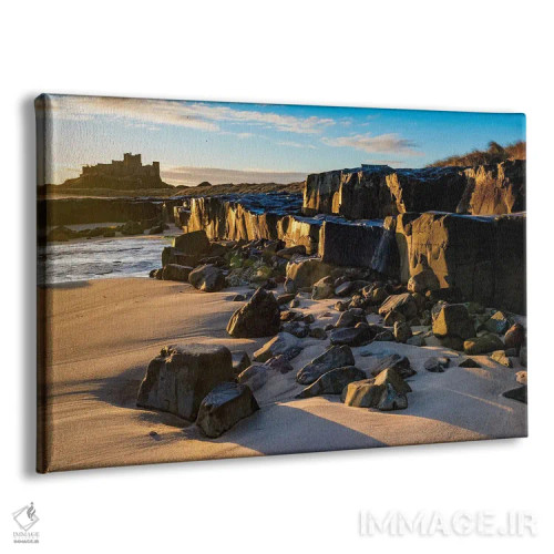 تابلو دکوراتیو قلعه بامبورگ اثر استیفن هاجتس - نمای پرسپکتیو محصول