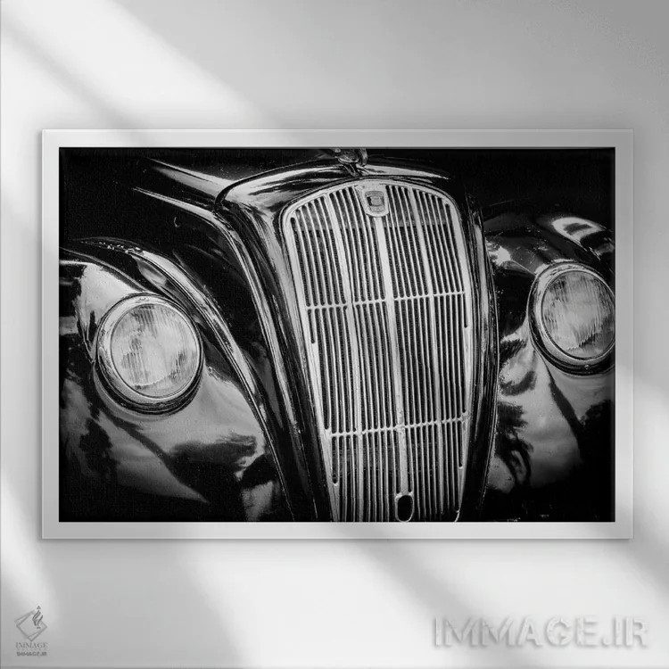 تابلو دکوراتیو موریس مدل هشت اثر استیفن هاجتس - نمای قابدار سفید