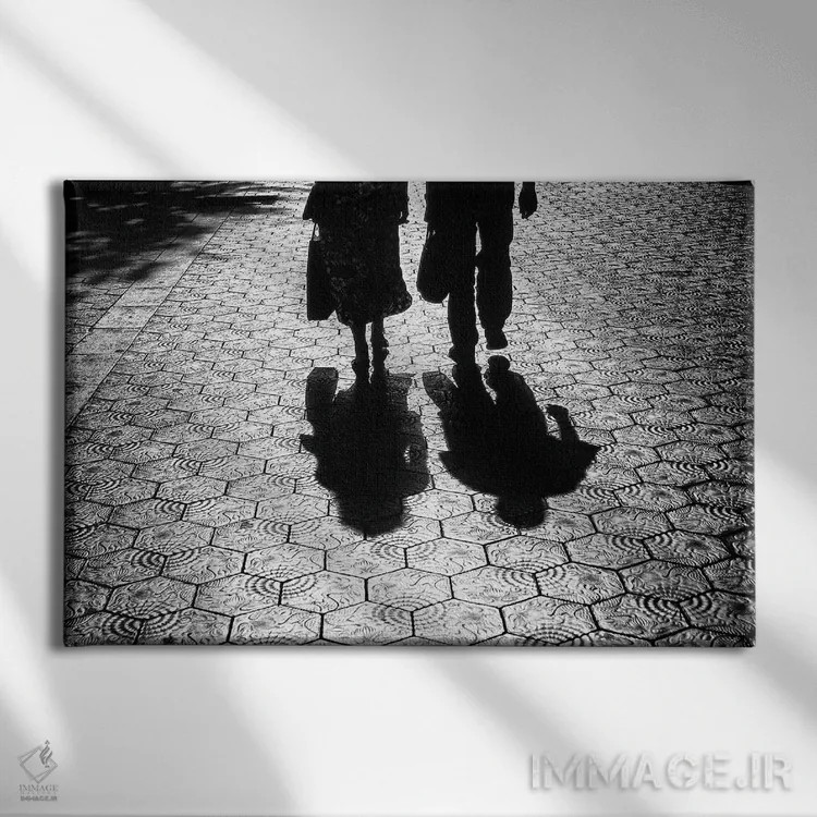 تابلو دکوراتیو خیابان پاسئو د گراسیا بارسلونا اثر استیفن هاجتس - نمای روبهرو روی دیوار