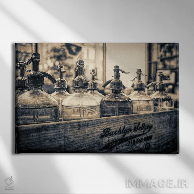 تابلو دکوراتیو سلتزرهای بروکلین اثر استیفن هاجتس - نمای روبهرو روی دیوار