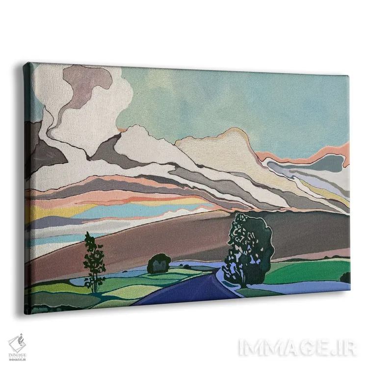 تابلو دکوراتیو جاده به وایمیا اثر هیدن هیل - نمای پرسپکتیو محصول