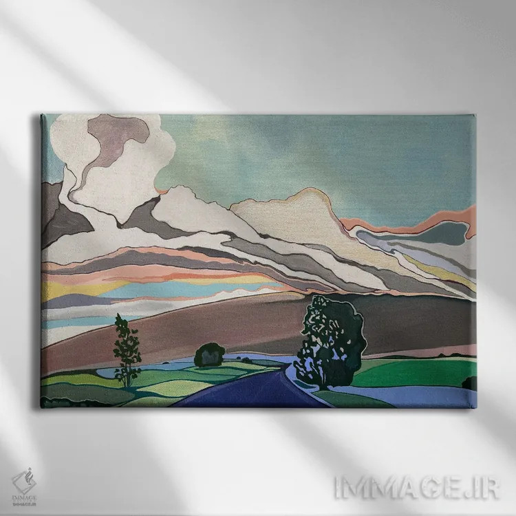 تابلو دکوراتیو جاده به وایمیا اثر هیدن هیل - نمای روبهرو روی دیوار