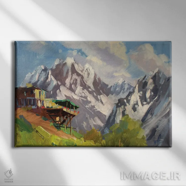 تابلو دکوراتیو دومبای اثر کنتس آرت - نمای روبهرو روی دیوار
