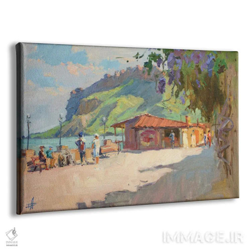 تابلو دکوراتیو کوکتبل در ماه مه اثر کنتس آرت - نمای پرسپکتیو محصول