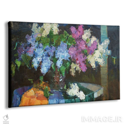 تابلو دکوراتیو یاس بنفش VI اثر کنتس آرت - نمای پرسپکتیو محصول