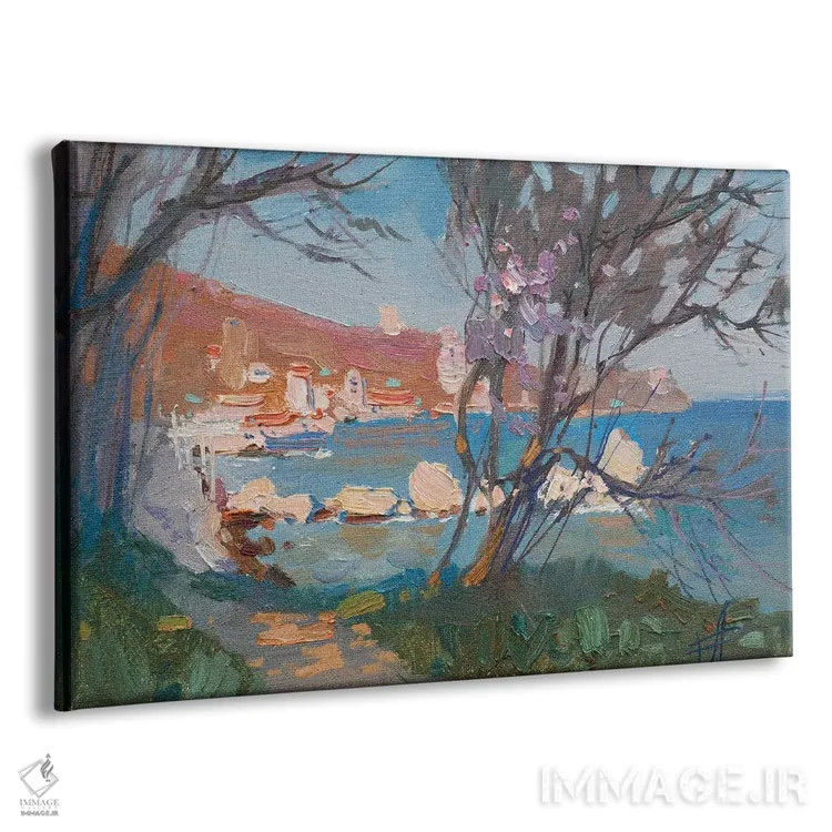 تابلو دکوراتیو بهار در سیمییز اثر کنتس آرت - نمای پرسپکتیو محصول