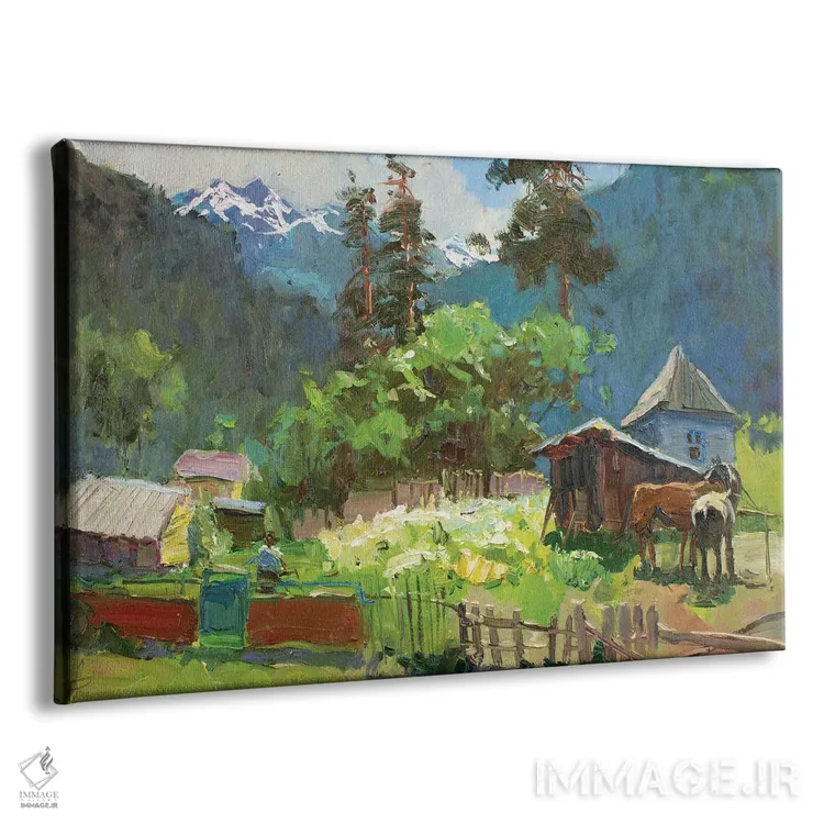 تابلو دکوراتیو آرخیز آفتابی اثر کنتس آرت - نمای پرسپکتیو محصول