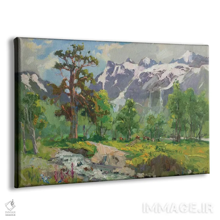 تابلو دکوراتیو آرخیز؛ یخچال سوفیا اثر کنتس آرت - نمای پرسپکتیو محصول