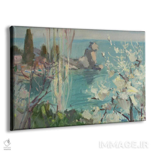 تابلو دکوراتیو بهار در کریمه اثر کنتس آرت - نمای پرسپکتیو محصول