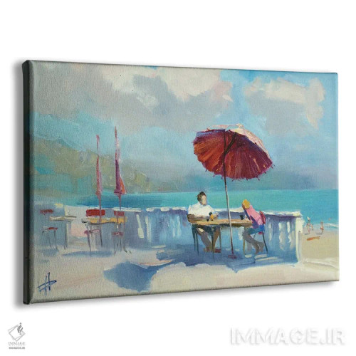 تابلو دکوراتیو تابستان اثر کنتس آرت - نمای پرسپکتیو محصول