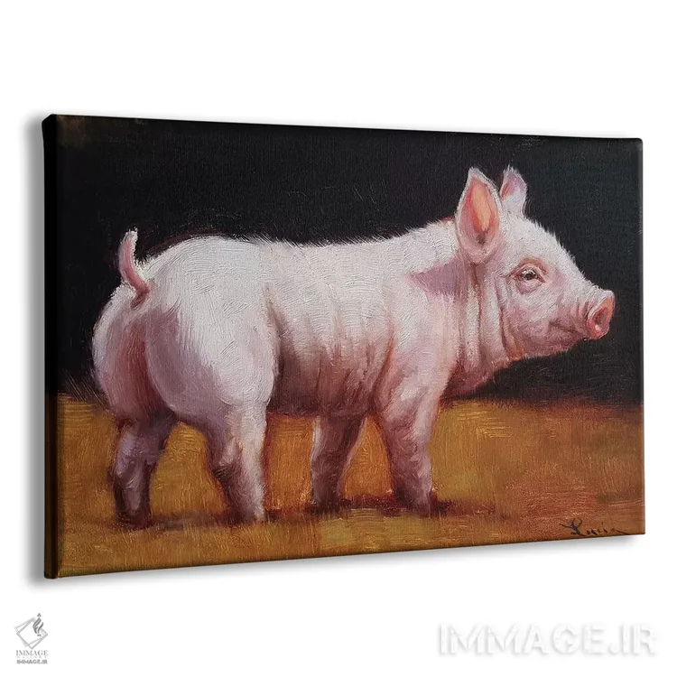 تابلو دکوراتیو ویلبور اثر لوسیا هفرنان - نمای پرسپکتیو محصول