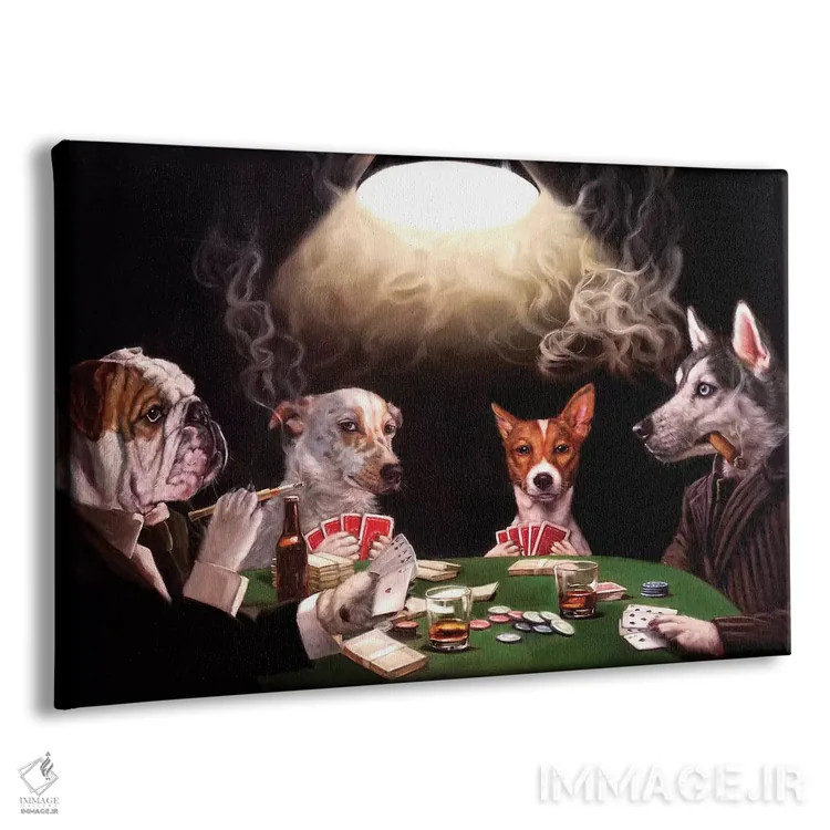 تابلو دکوراتیو بلوف اثر لوسیا هفرنان - نمای پرسپکتیو محصول