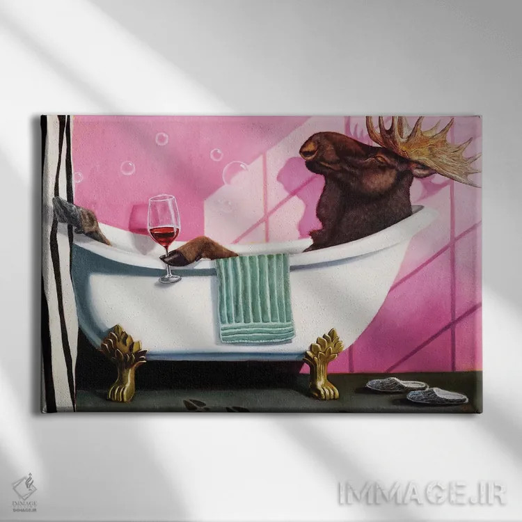 تابلو دکوراتیو بازنشستگی اثر لوسیا هفرنان - نمای روبهرو روی دیوار