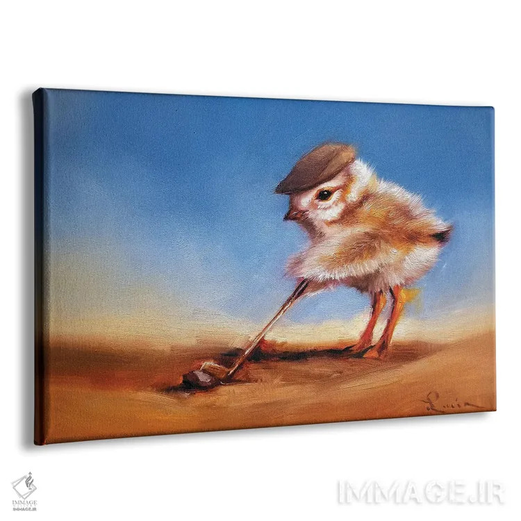 تابلو دکوراتیو ضربه برودی اثر لوسیا هفرنان - نمای پرسپکتیو محصول