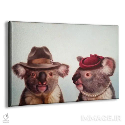 تابلو دکوراتیو دوستان اثر لوسیا هفرنان - نمای پرسپکتیو محصول