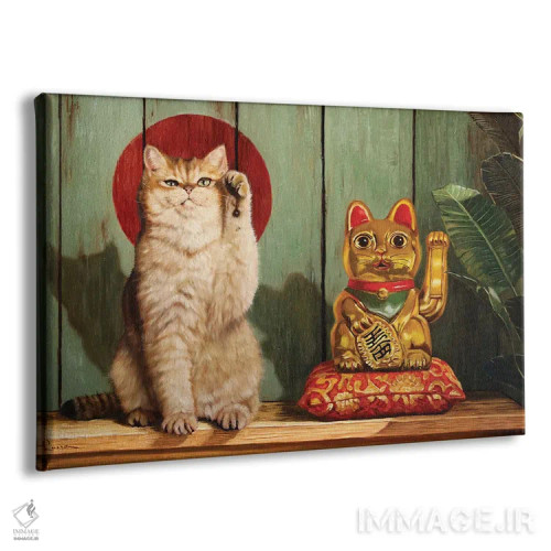 تابلو دکوراتیو تقلید کننده اثر لوسیا هفرنان - نمای پرسپکتیو محصول